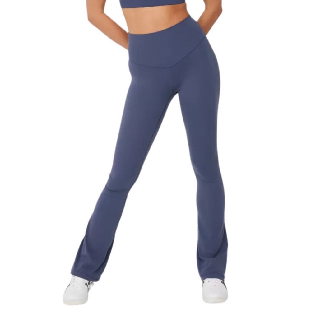 Aerie Blue Flare Boot Cut Pants in blue